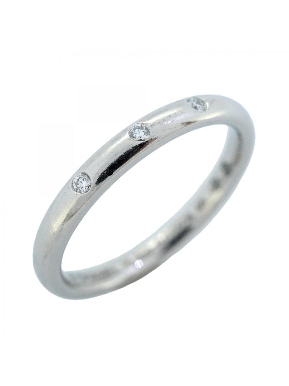Chanel John Parisien 3Pd Ring Platinum #287707C87B